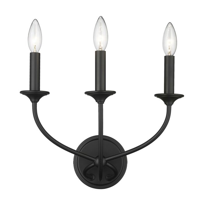 Three Light Wall Sconce