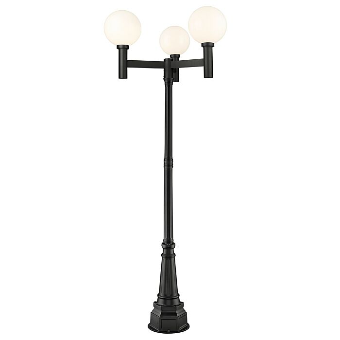 Three Light Outdoor Post Mount