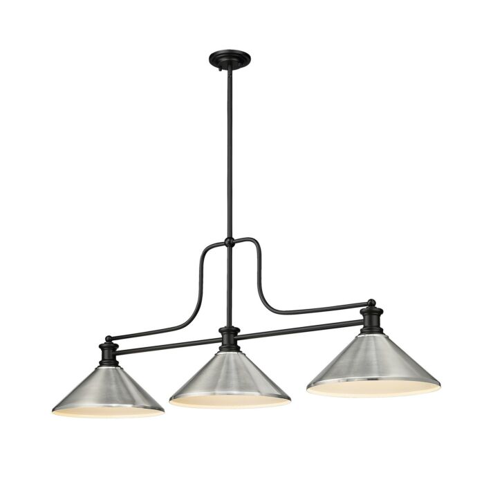 Three Light Billiard