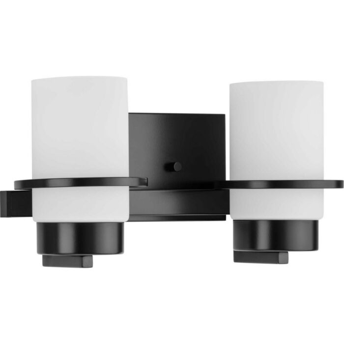 Reiss 2-Light Vanity in Matte Black
