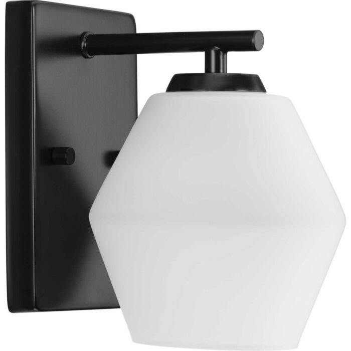 Copeland 1-Light Bathroom Vanity Light and Vanity Light in Matte Black