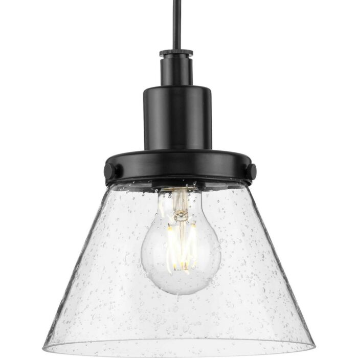 Hinton 1-Light Pendant in Matte Black