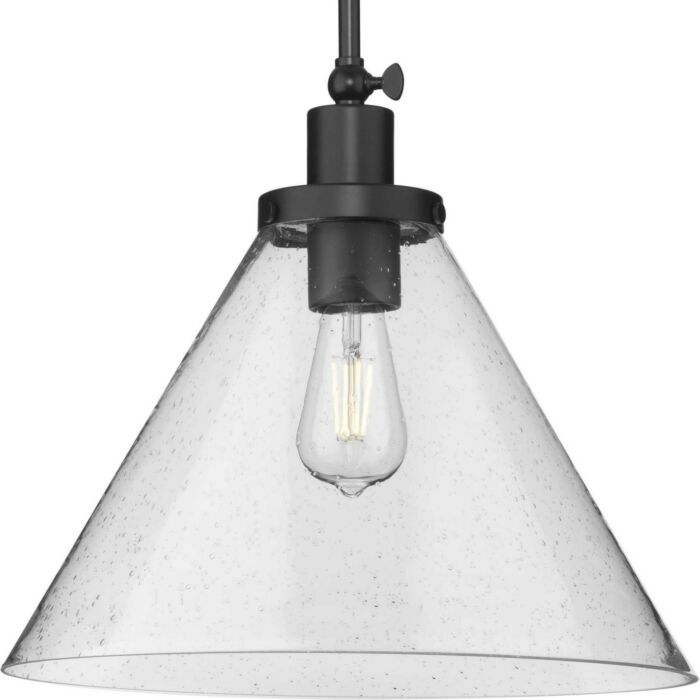 Hinton 1-Light Pendant in Matte Black