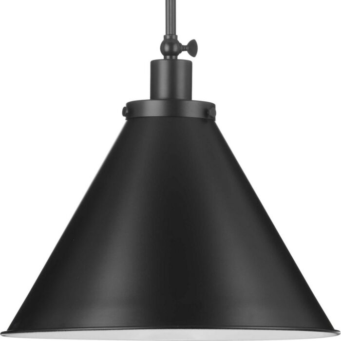 Hinton 1-Light Pendant in Matte Black