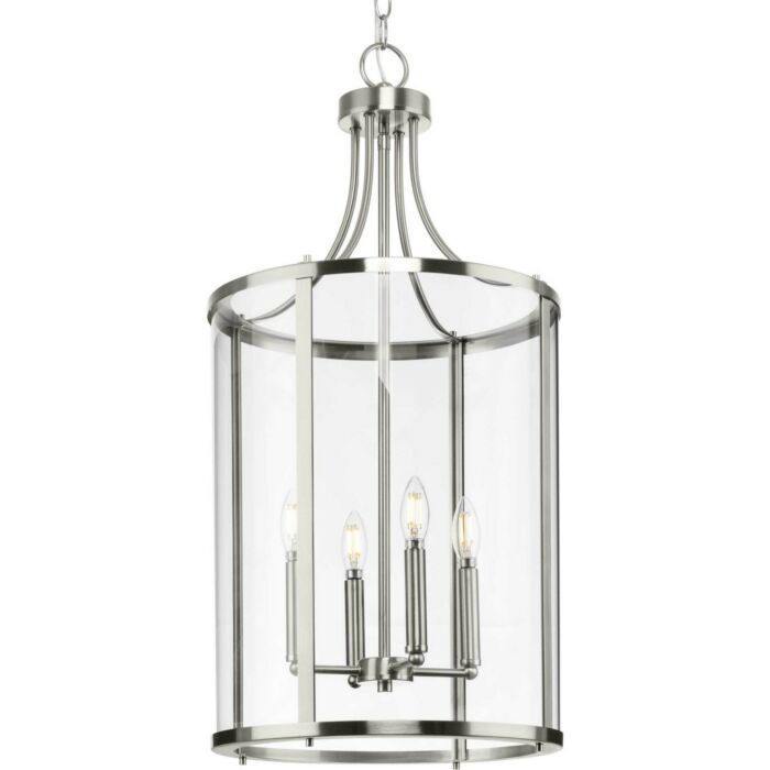 Gilliam 4-Light Hall & Foyer Light in Brushed Nickel