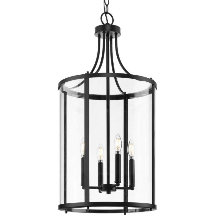 Gilliam 4-Light Hall & Foyer Light in Matte Black
