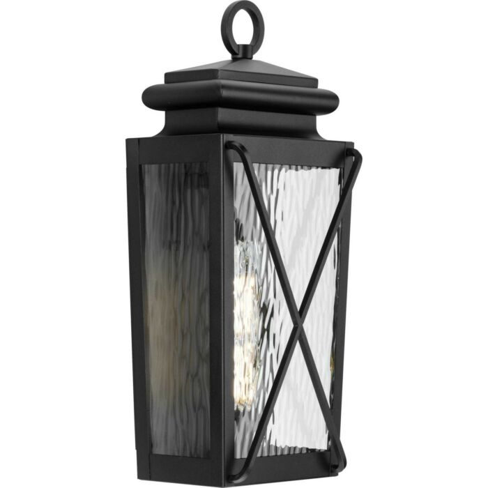 Wakeford 1-Light Outdoor Wall Lantern in Black