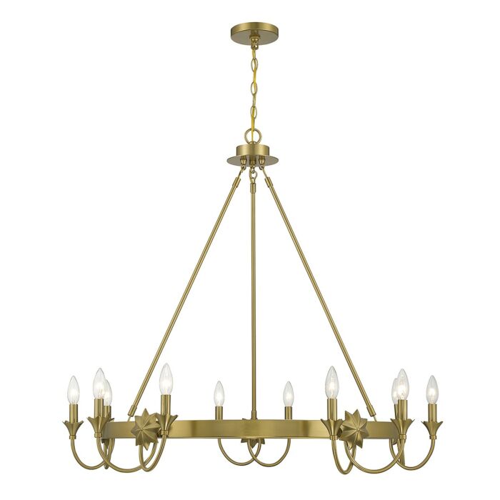 Ten Light Chandelier by Savoy House