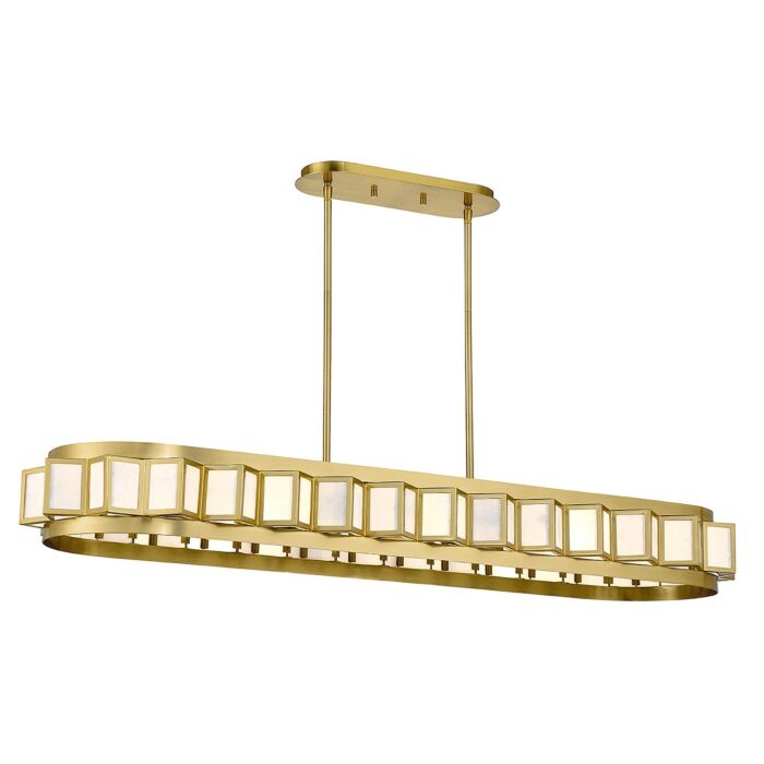 Eight Light Linear Chandelier by Savoy House