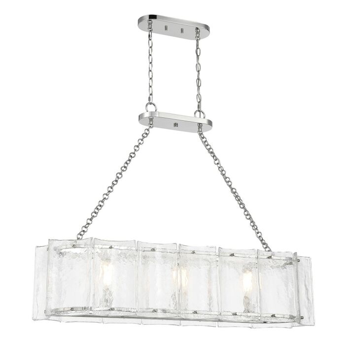 Three Light Linear Chandelier by Savoy House