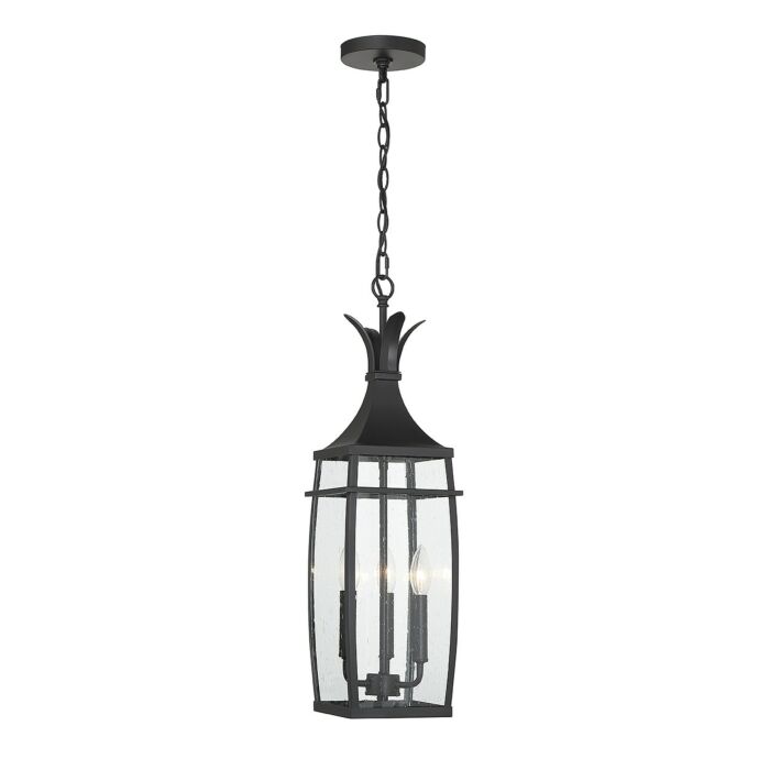 Three Light Outdoor Hanging Lantern by Savoy House