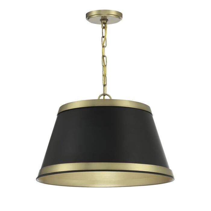 Three Light Pendant by Meridian