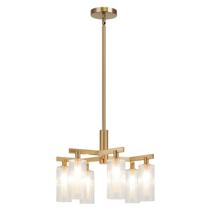 Six Light Chandelier by Matteo Lighting