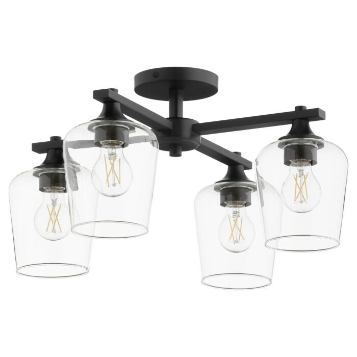 Four Light Ceiling Mount by Quorum