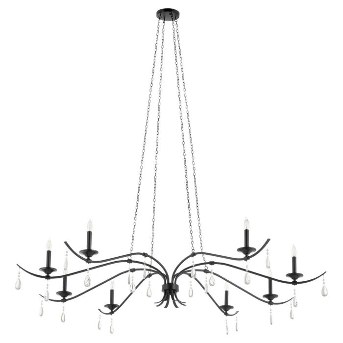 Eight Light Chandelier by Quorum