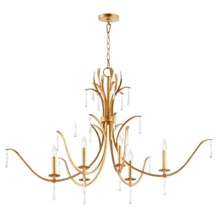 Six Light Chandelier by Quorum