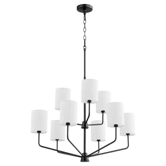 Nine Light Chandelier by Quorum