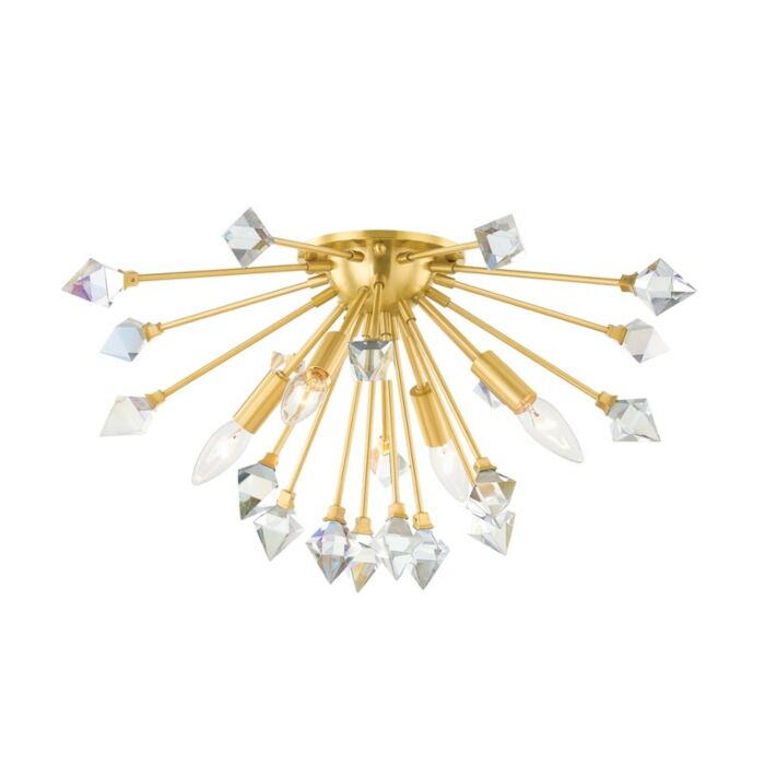 Four Light Flush Mount by Mitzi