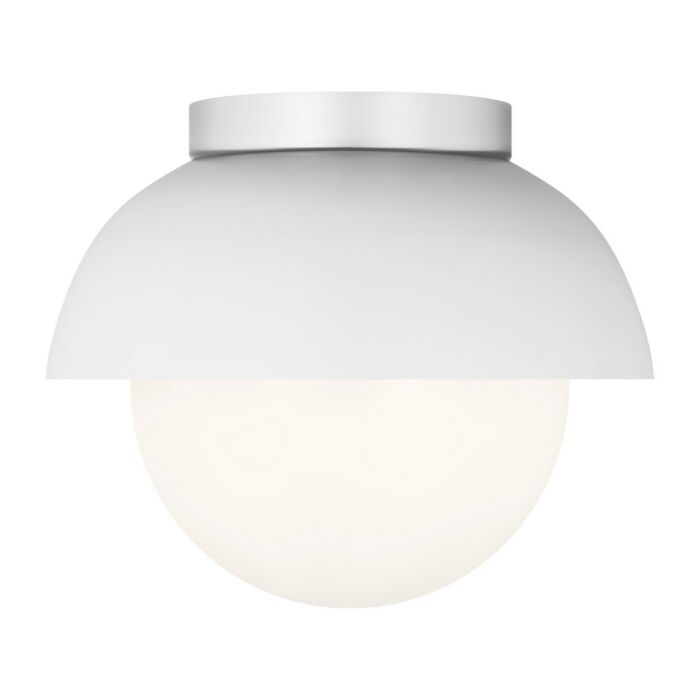 Hyde 1-Light Flush Mount in Matte White by Drew & Jonathan