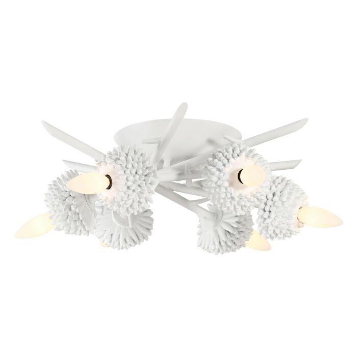 Six Light Flush Mount