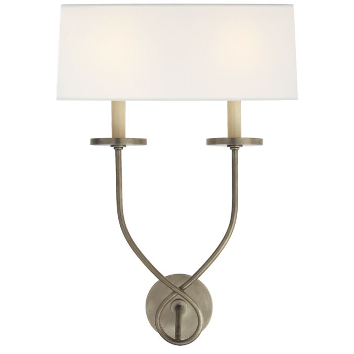 Two Light Wall Sconce