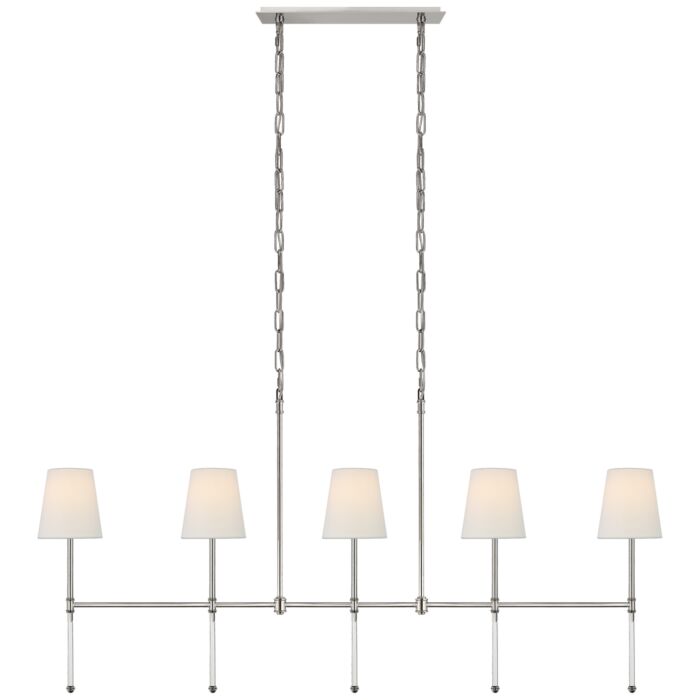 Five Light Linear Chandelier