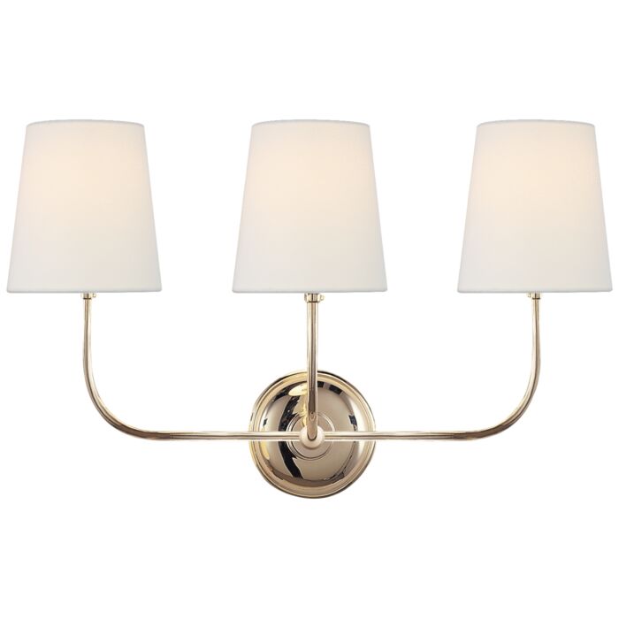 Three Light Wall Sconce