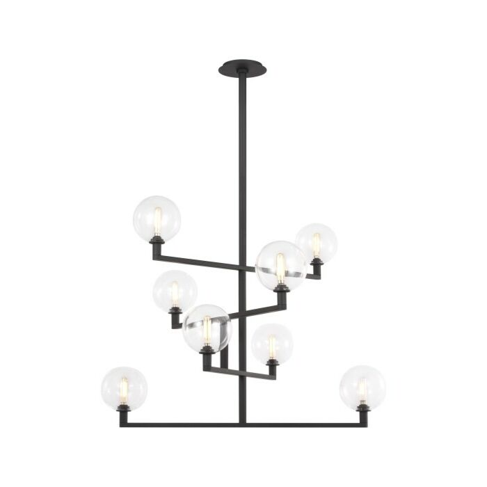 Eight Light Chandelier by Visual Comfort Modern