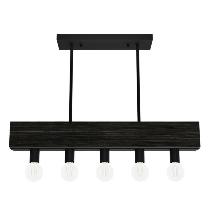 Donelson 5-Light Light Fixtures in Black
