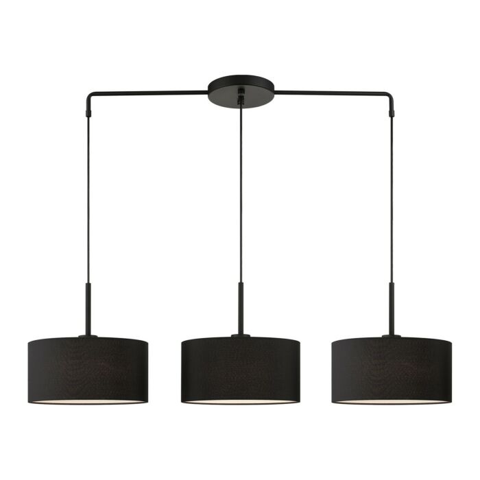 Bainbridge 3-Light Linear Chandelier in Black