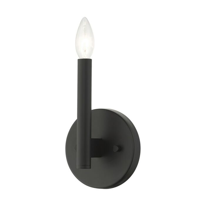 Copenhagen 1-Light Wall Sconce in Black