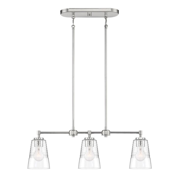 Ingo 3-Light Island Pendant in Polished Nickel