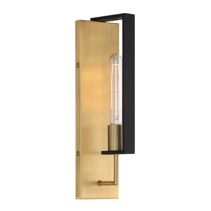 Chicago PM 1-Light Wall Sconce in Old Satin Brass