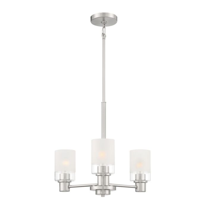 Cedar Lane 3-Light Chandelier in Brushed Nickel