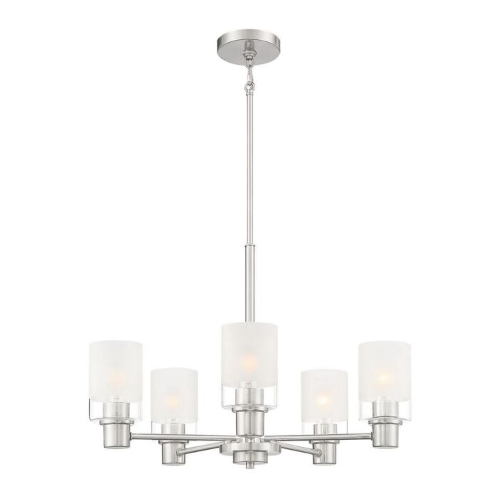 Cedar Lane 5-Light Chandelier in Brushed Nickel