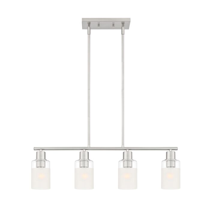 Cedar Lane 4-Light Island Pendant in Brushed Nickel