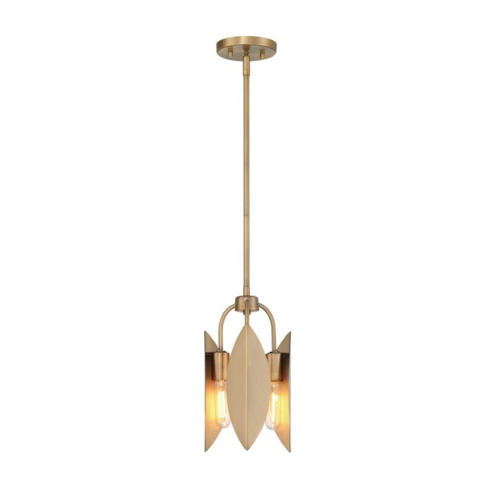 Eden 3-Light Pendant in Old Satin Brass