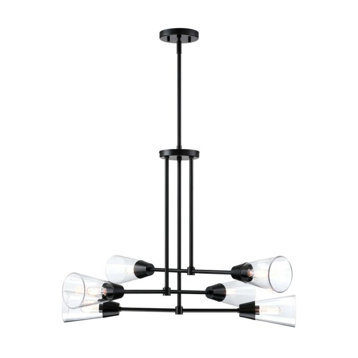 Norro 6-Light Pendant in Matte Black
