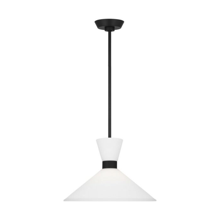 Belcarra 1-Light Pendant in Midnight Black by Drew & Jonathan