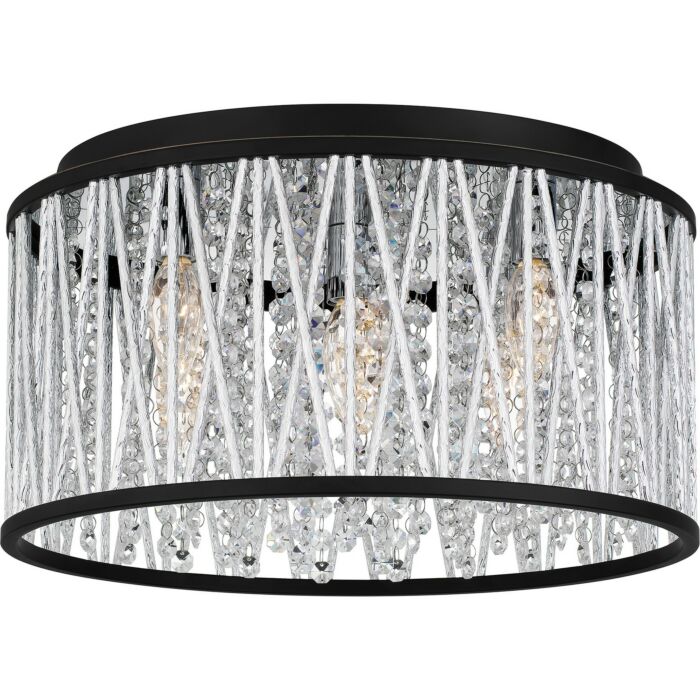 Five Light Flush Mount by Quoizel