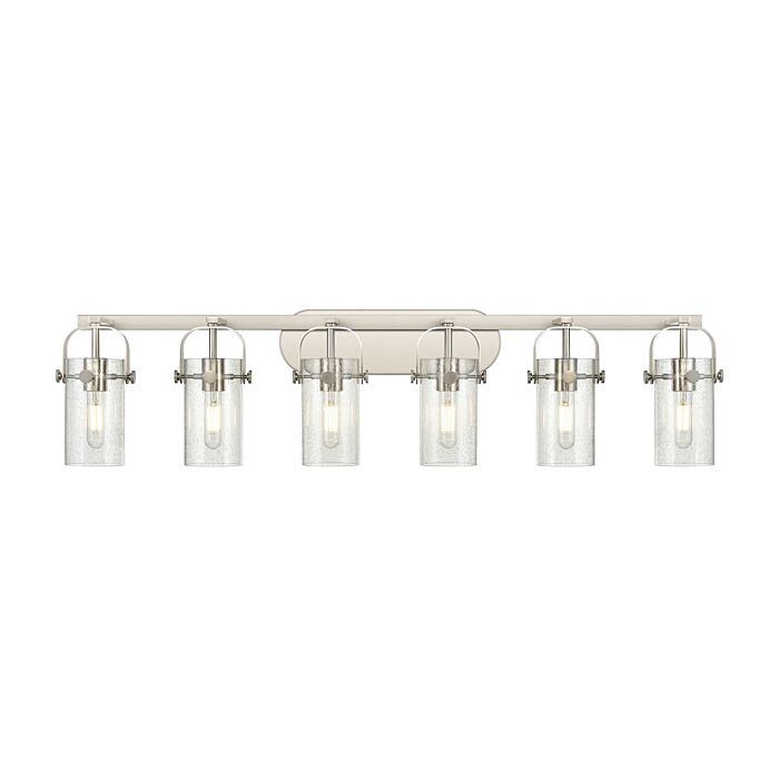 Downtown Urban 6-Light Bath Vanity Light in Pewter
