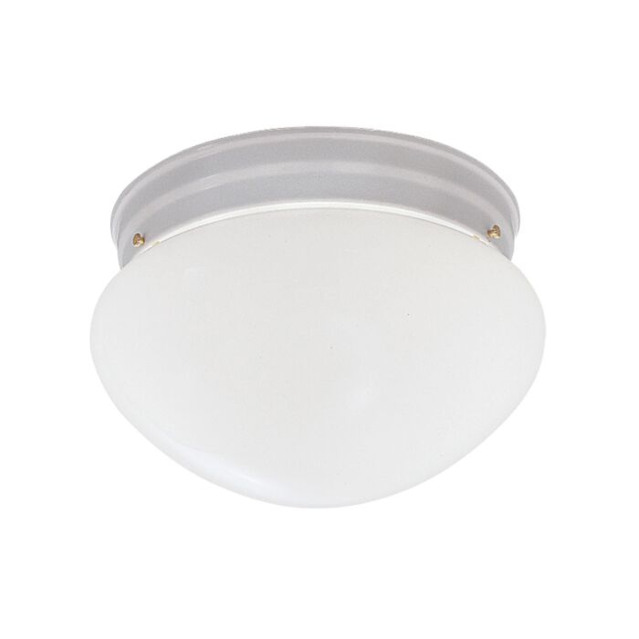 Basic Flushmount 2-Light Flushmount in White