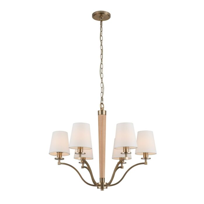 Six Light Chandelier by Kalco