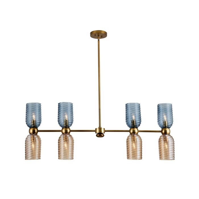 Eight Light Island Pendant by Kalco