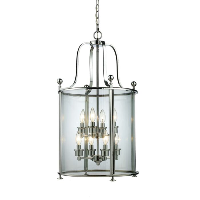 Z Lite Wyndham 8 Light Pendant Light In Chrome