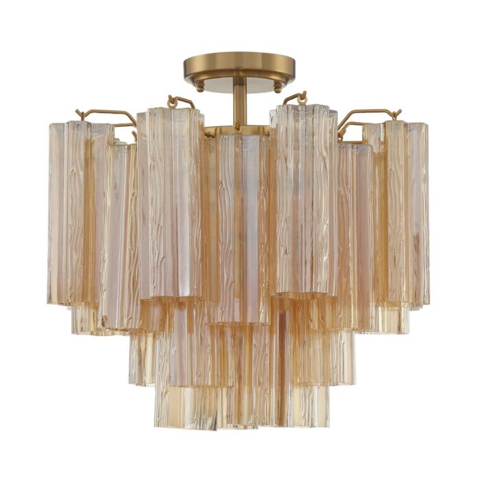 Four Light Semi Flush Mount by Crystorama