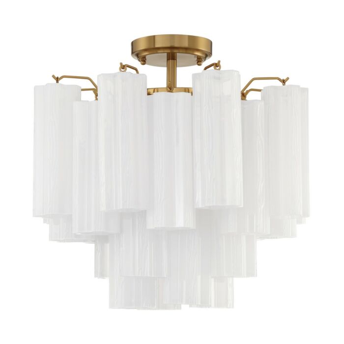 Four Light Semi Flush Mount by Crystorama