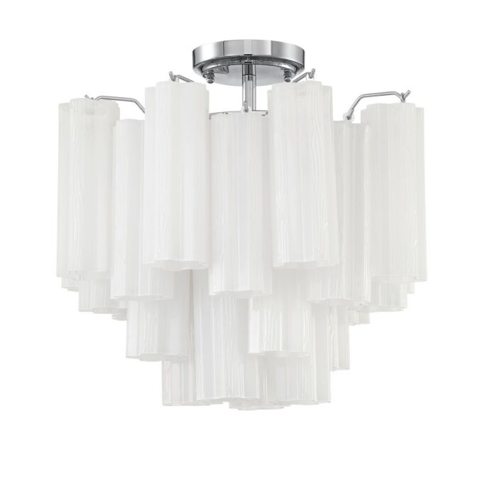 Four Light Semi Flush Mount by Crystorama