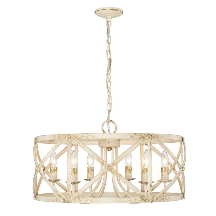 Six Light Chandelier by Golden