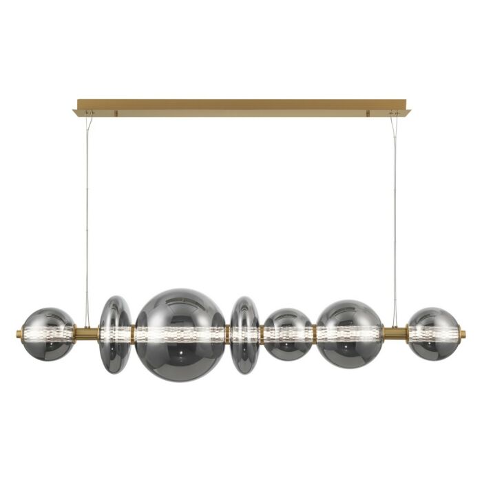 Atomo 1-Light Island Chandelier in Gold